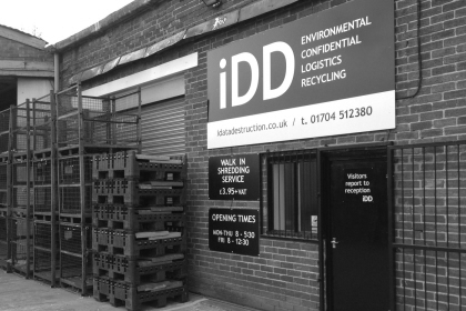 iData Destruction secure destruction facility